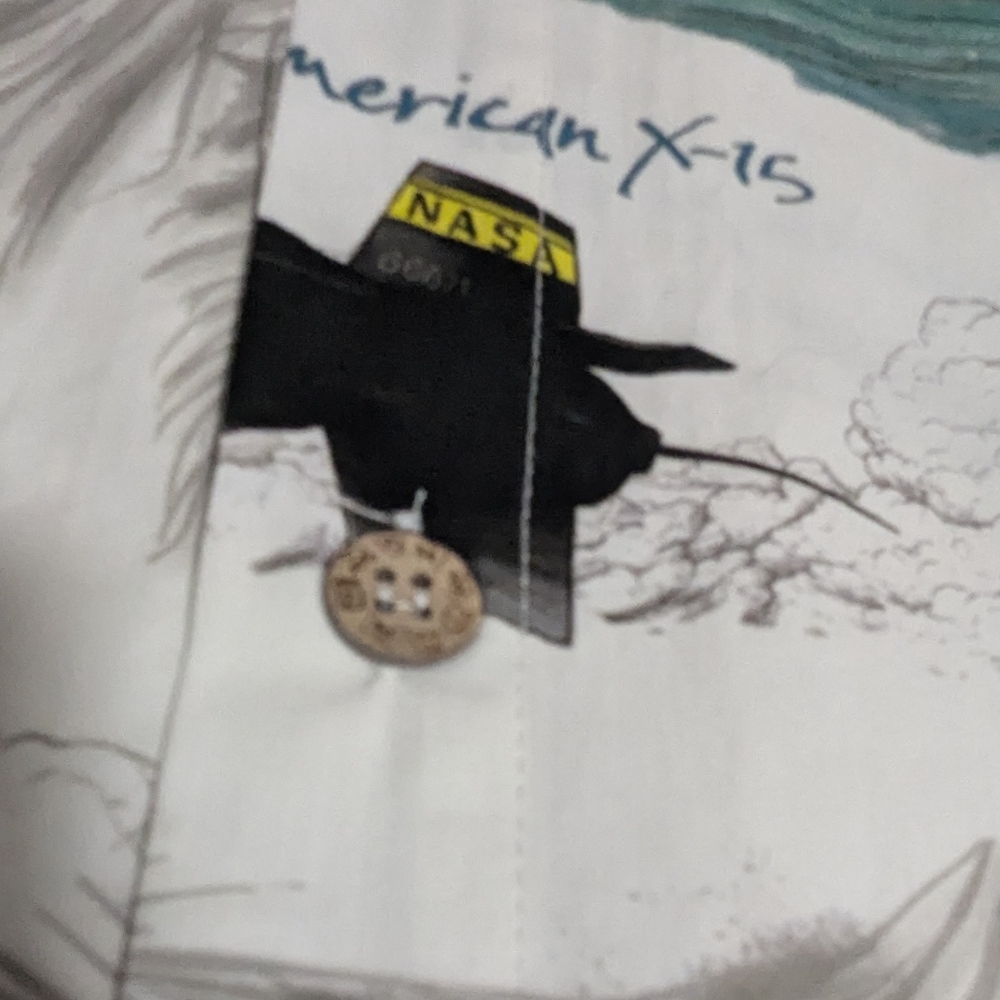 Cape Kennedy Clothing X-Planes Hawaiian Shirt.Testing Tomorrow's Aerospace L-2 - Picture 13 of 16